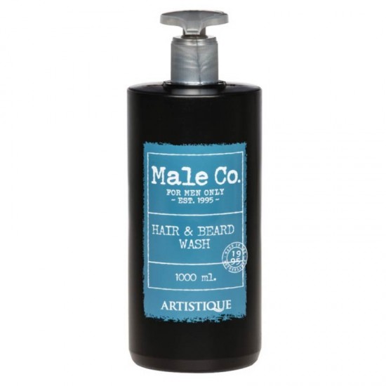 Male co hair beard wash artistique 1000ml